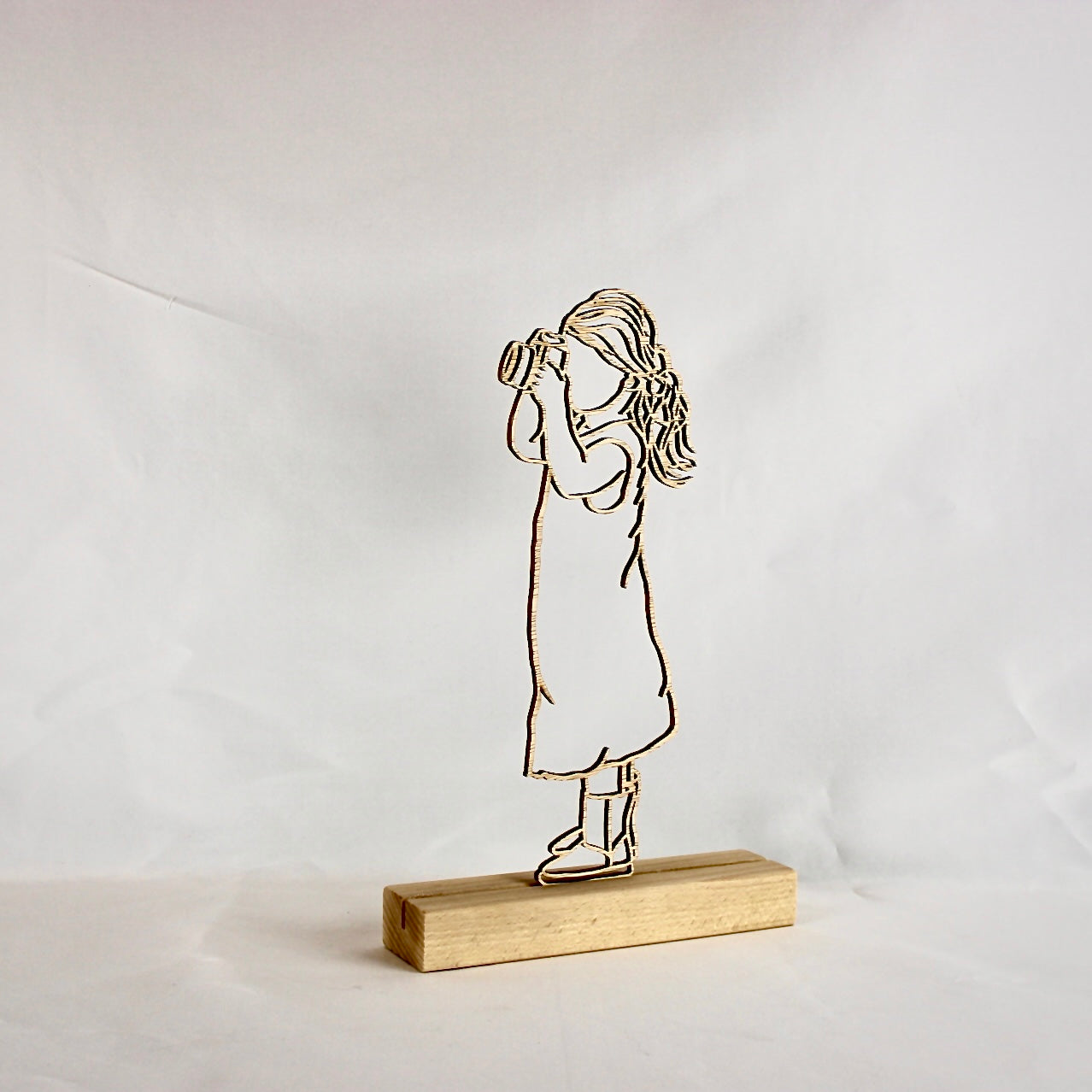 Lijnportret hout
